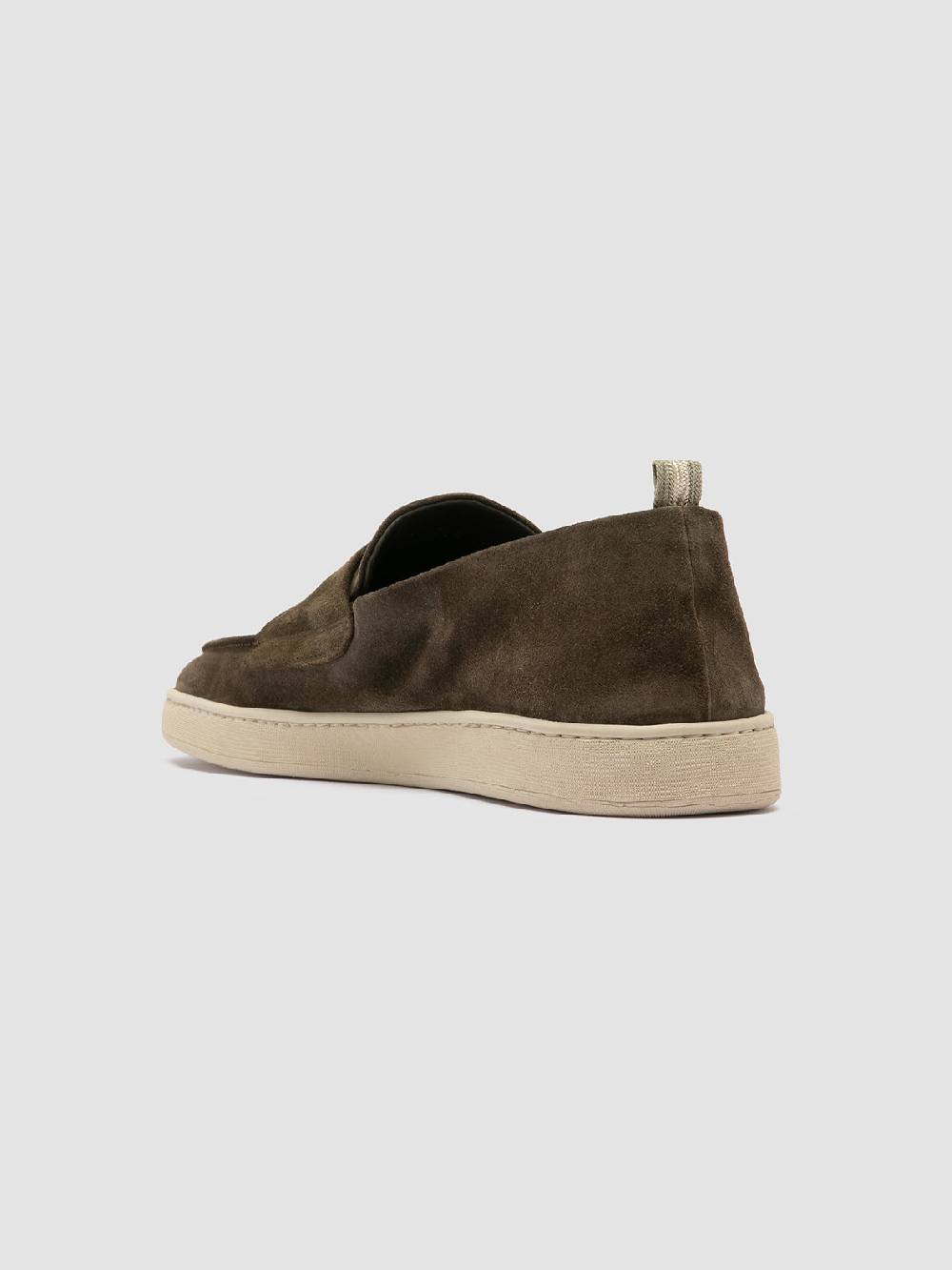Officine Creative HERBIE 005 Sneaker Basse in Pelle Verde Promozione Limitata