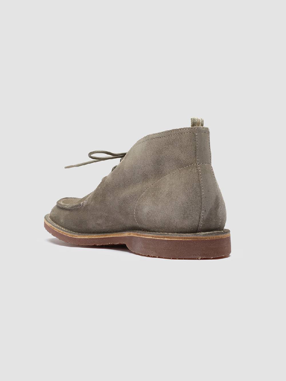 Officine Creative KENT 002 Stivaletti in Pelle Scamosciata Verde Shopping Online