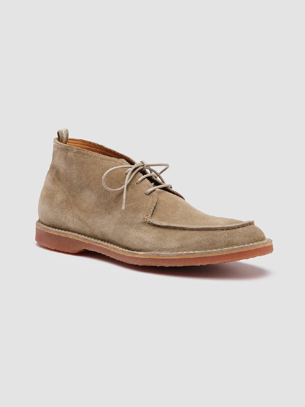 Officine Creative KENT 002 Stivaletti in Pelle Scamosciata Tortora Affare Del Giorno