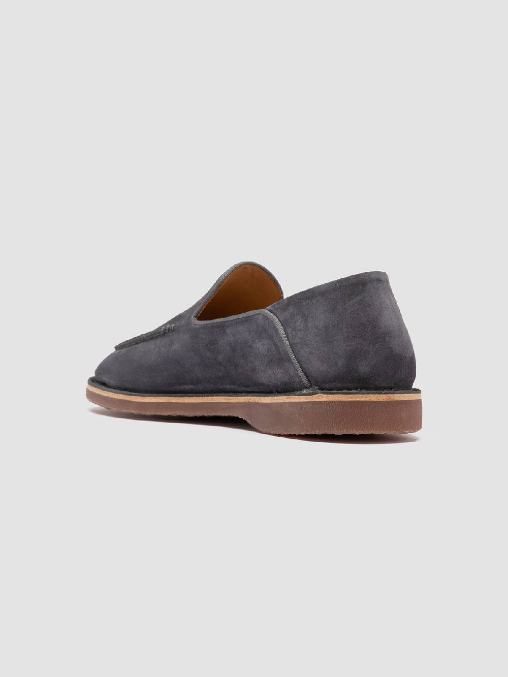 Officine Creative KENT 007 Mocassini in Pelle Scamosciata Blu Convenienza