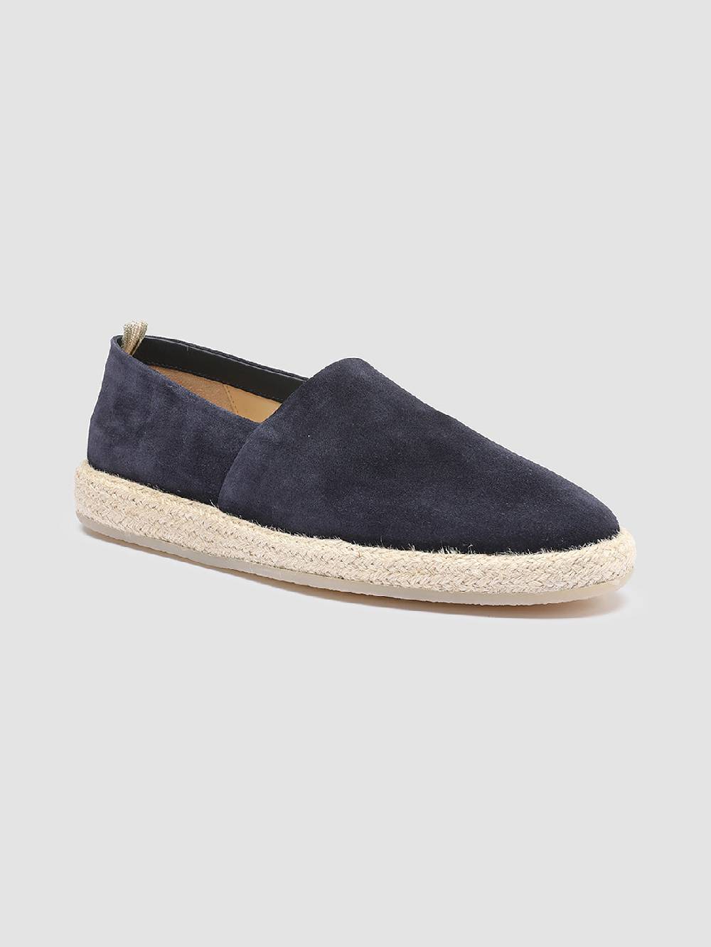 Officine Creative ROPED 001 Mocassini in Camoscio Blu Sconto