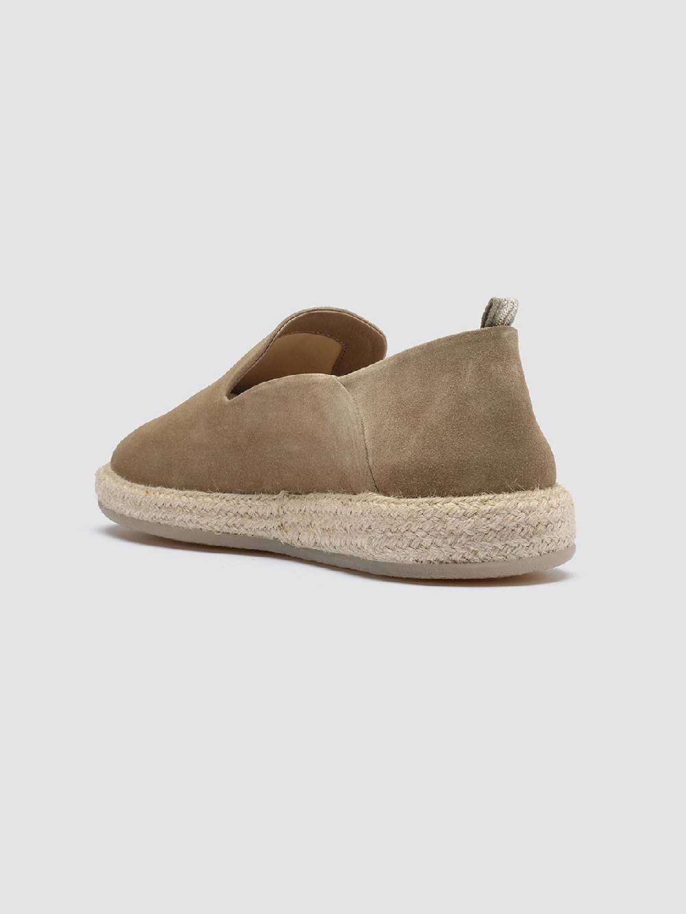Officine Creative ROPED 002 Slip-on in Pelle Scamosciata Marrone Economico