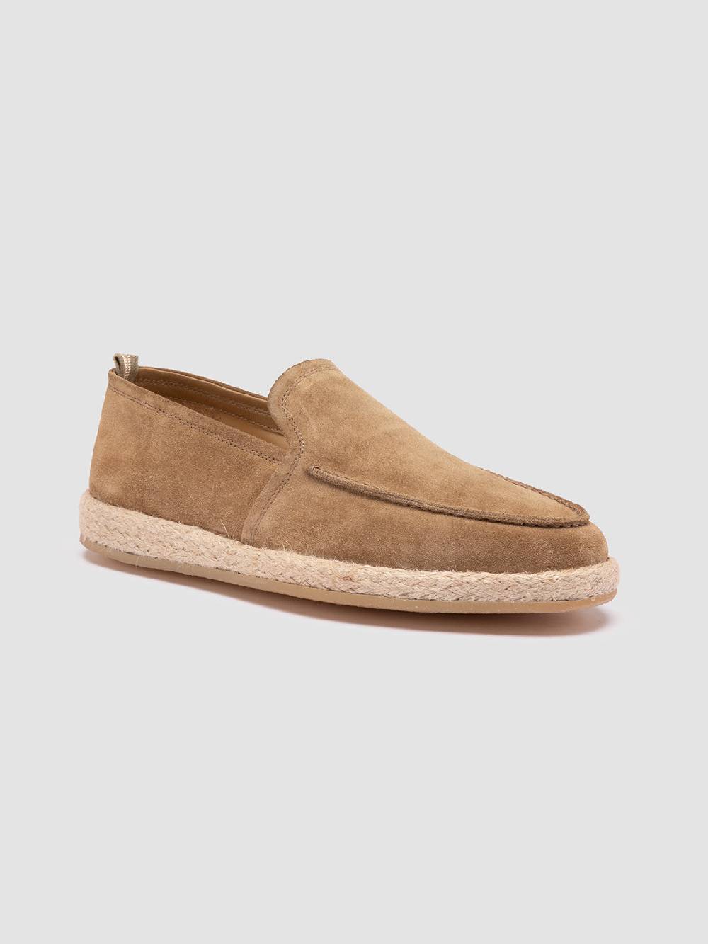Officine Creative ROPED 004 Mocassini in Pelle Scamosciata Marrone Online