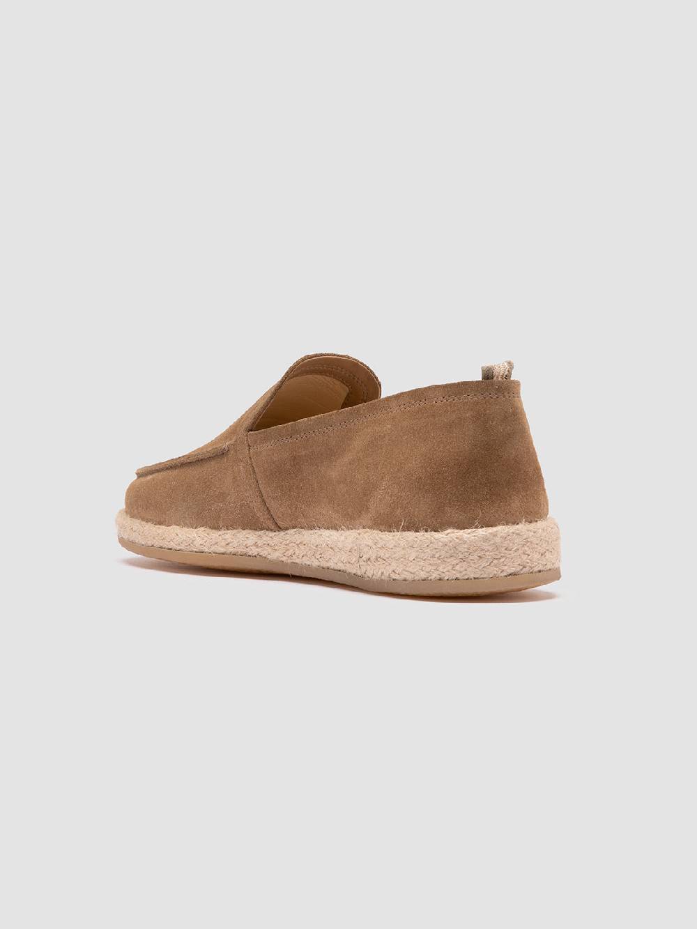 Officine Creative ROPED 004 Mocassini in Pelle Scamosciata Marrone Online
