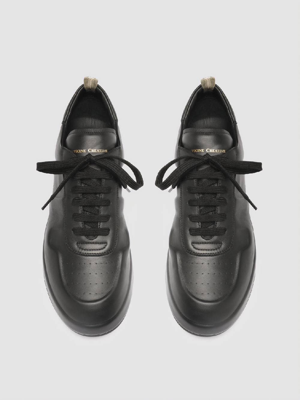 Officine Creative ACE 010 Sneakers in Pelle Nera In Vendita