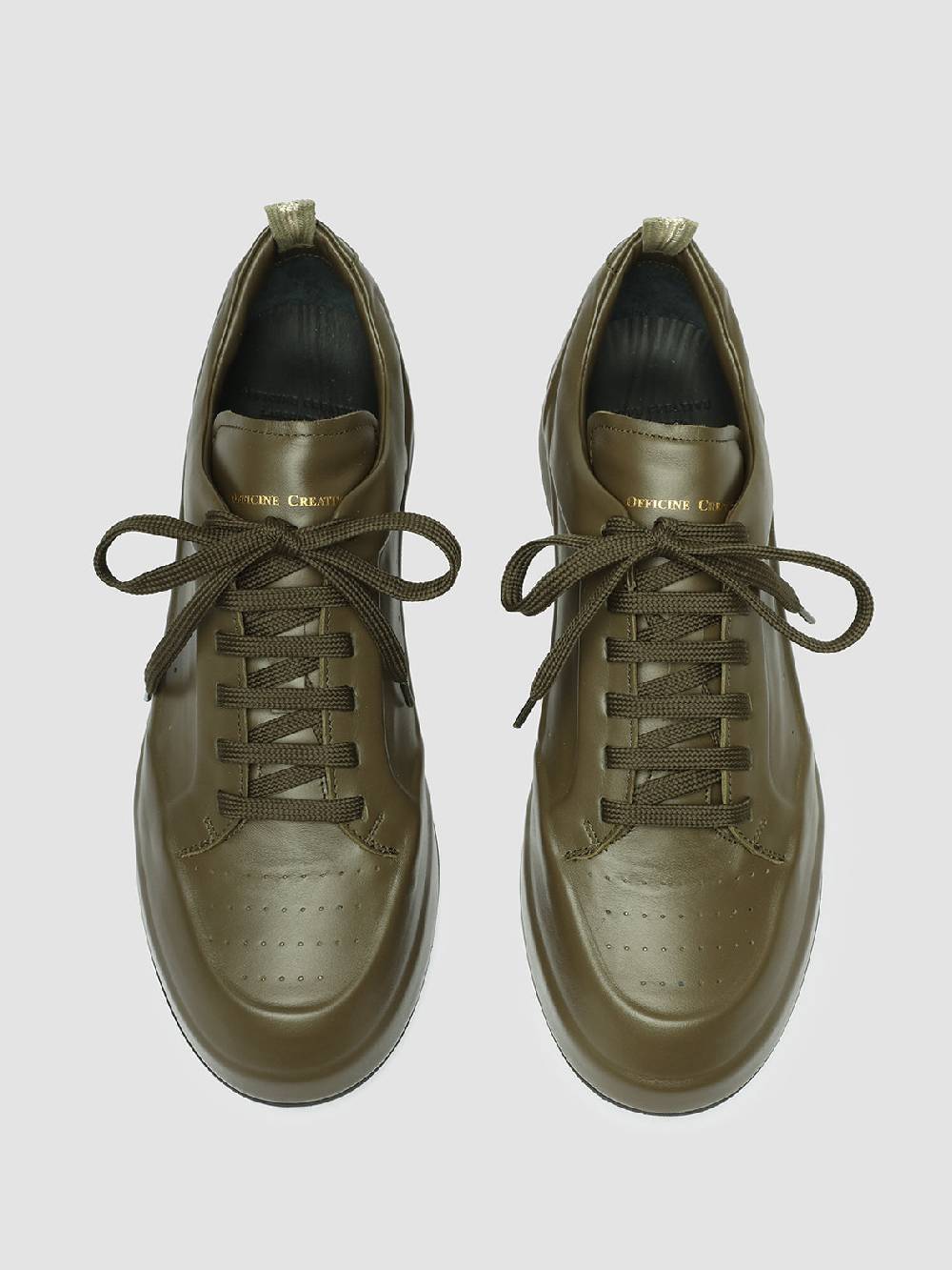Officine Creative ACE 016 Sneaker in Pelle Verde Hotsell