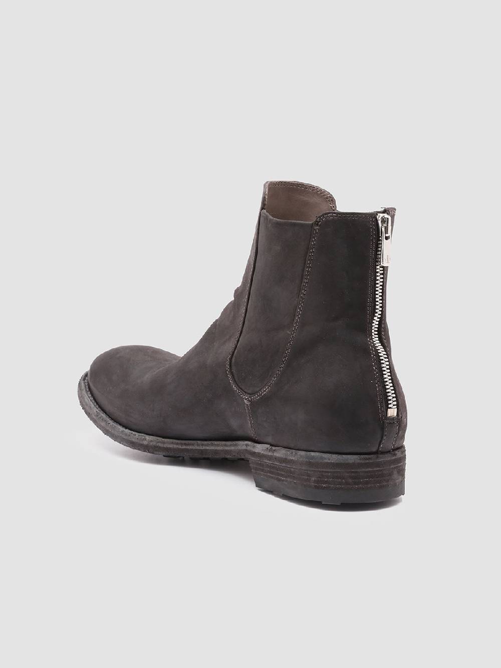 Officine Creative ARBUS 021 Stivaletti Chelsea in Pelle Grigia Vendita Economica