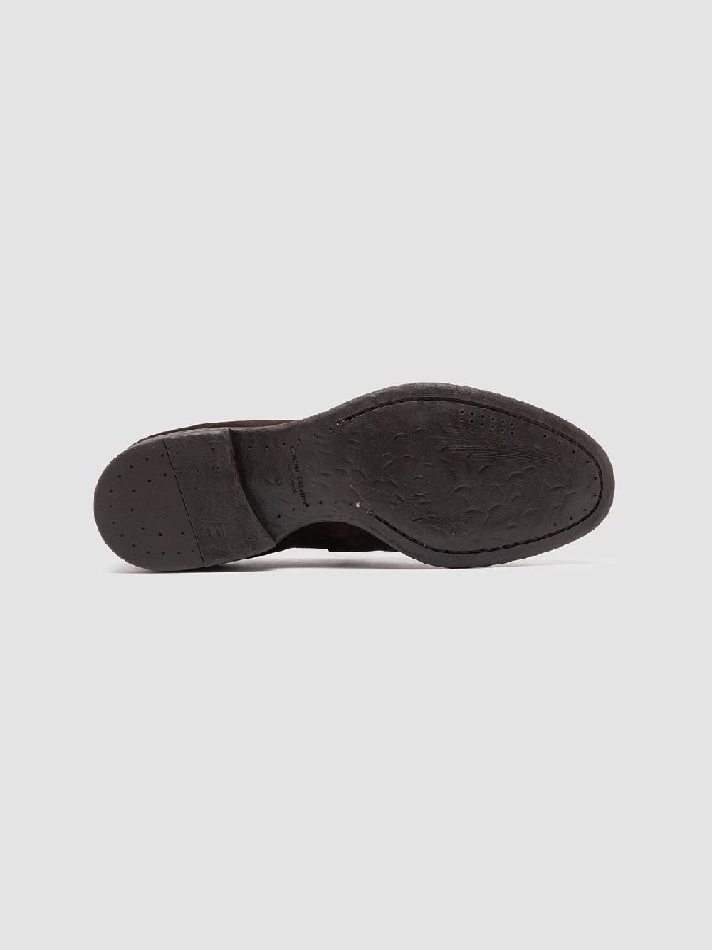 Officine Creative EMORY 024 Mocassini in Pelle Scamosciata Marrone In Saldo