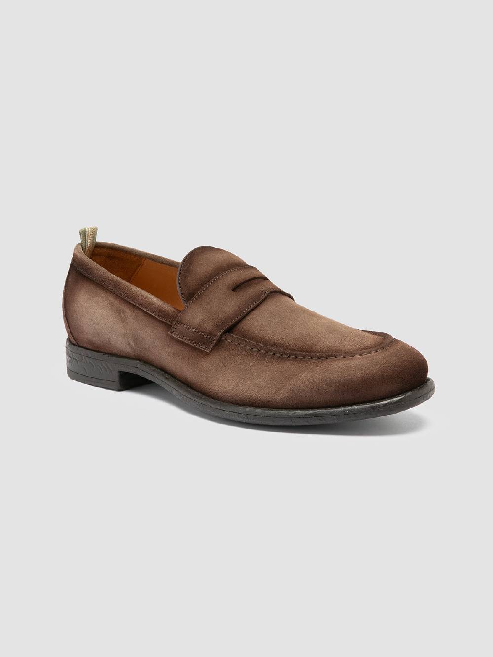 Officine Creative EMORY 024 Mocassini in Pelle Scamosciata Marrone Nuova