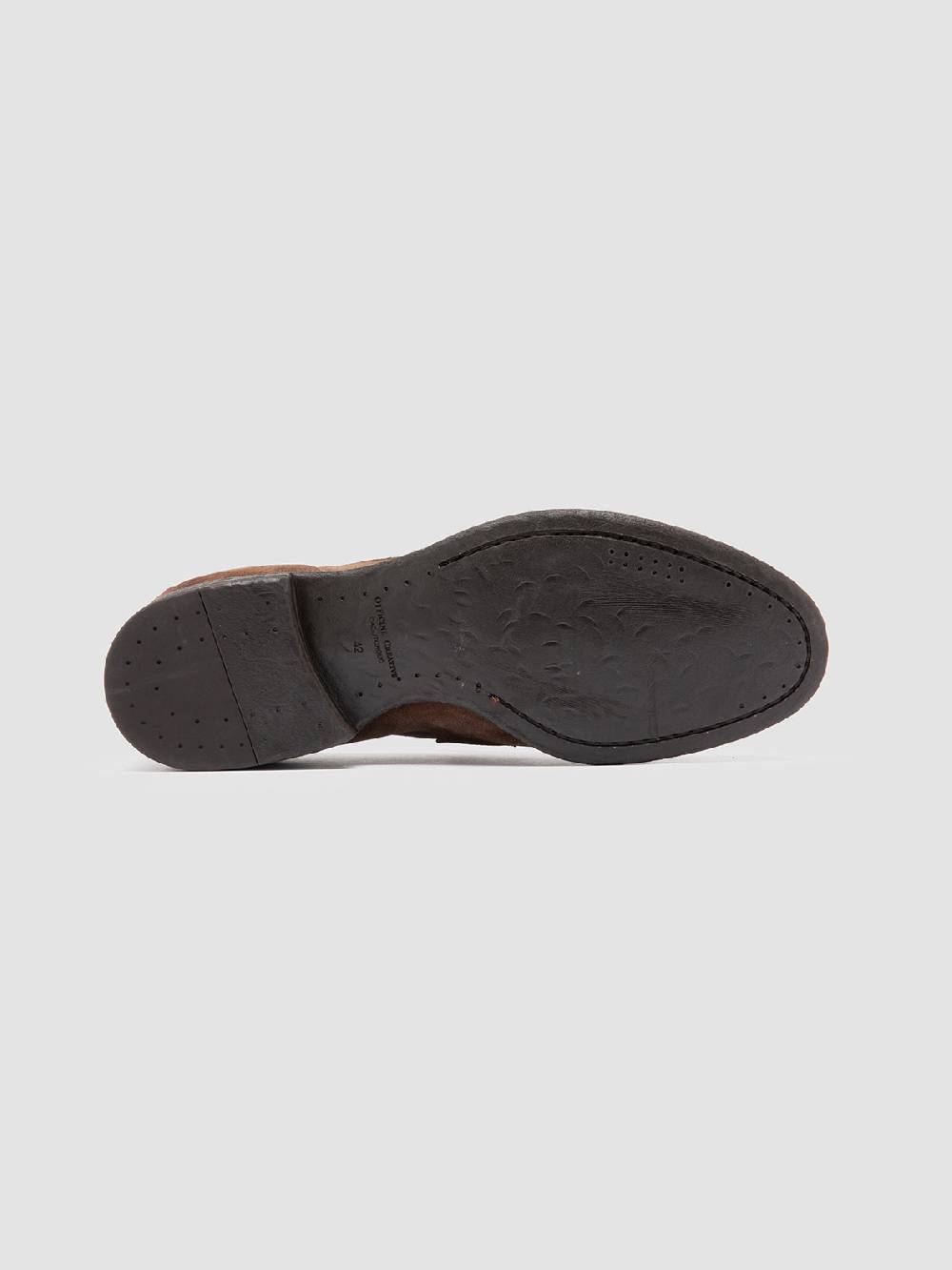 Officine Creative EMORY 024 Mocassini in Pelle Scamosciata Marrone Nuova