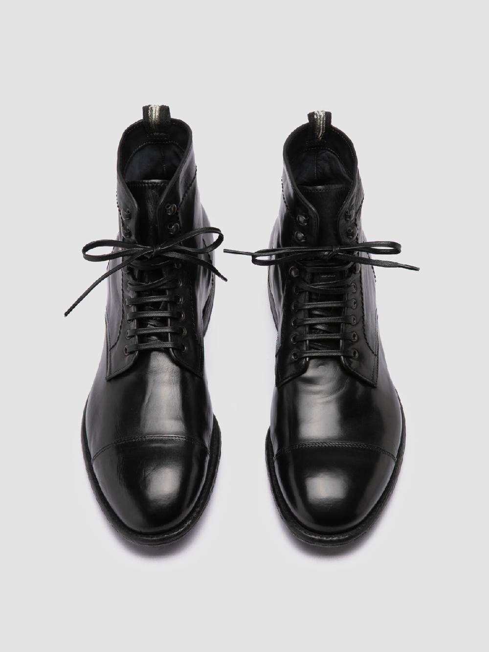 Officine Creative EMORY CAOU 014 Stivali Neri in Pelle Moda