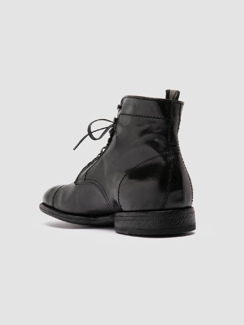 Officine Creative EMORY CAOU 014 Stivali Neri in Pelle Moda