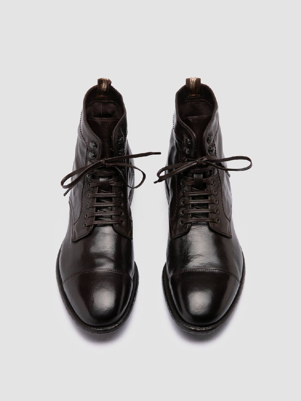 Officine Creative EMORY CAOU 014 Stivali Marrone Scuro in Pelle 2025