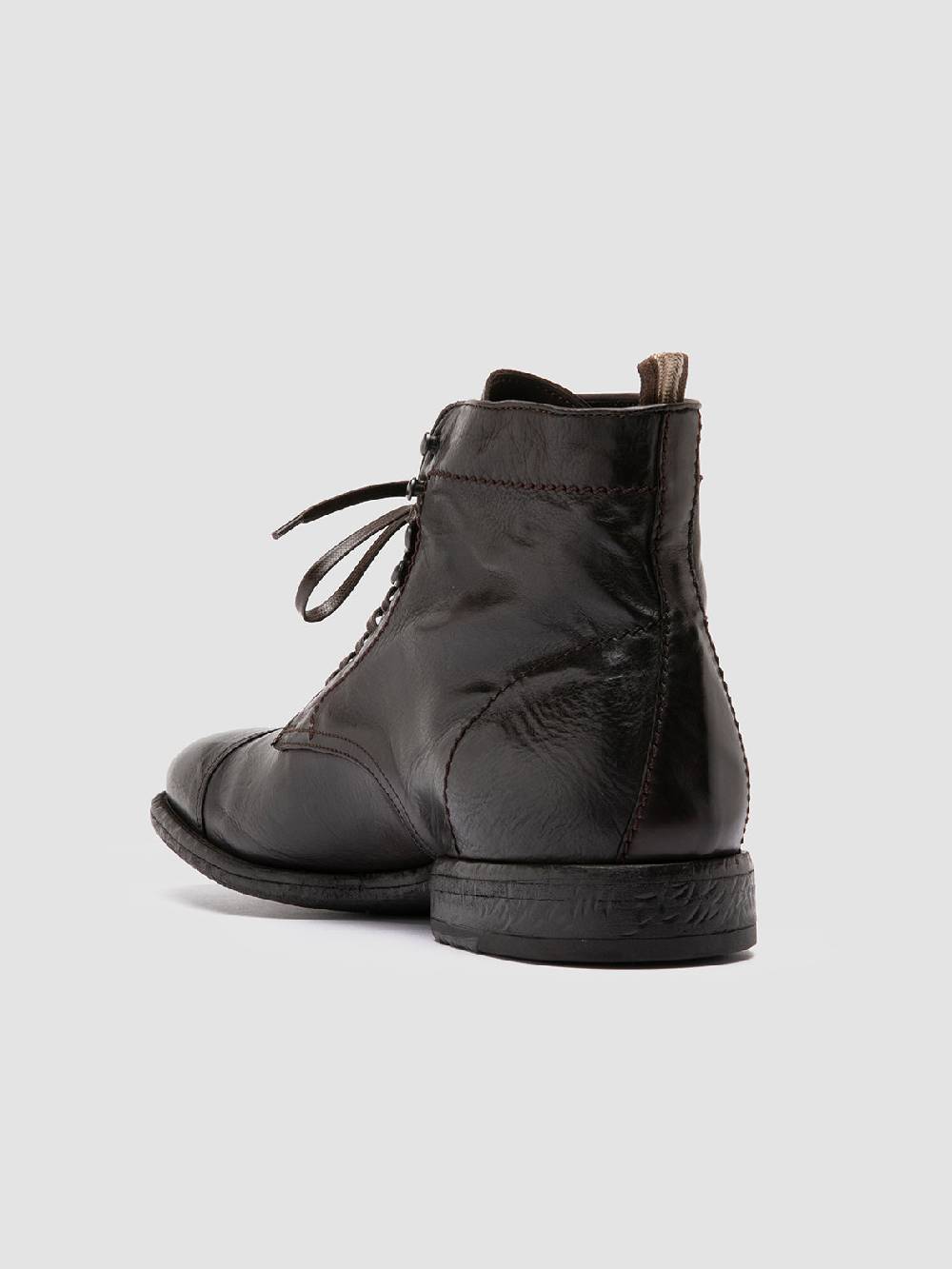 Officine Creative EMORY CAOU 014 Stivali Marrone Scuro in Pelle 2025