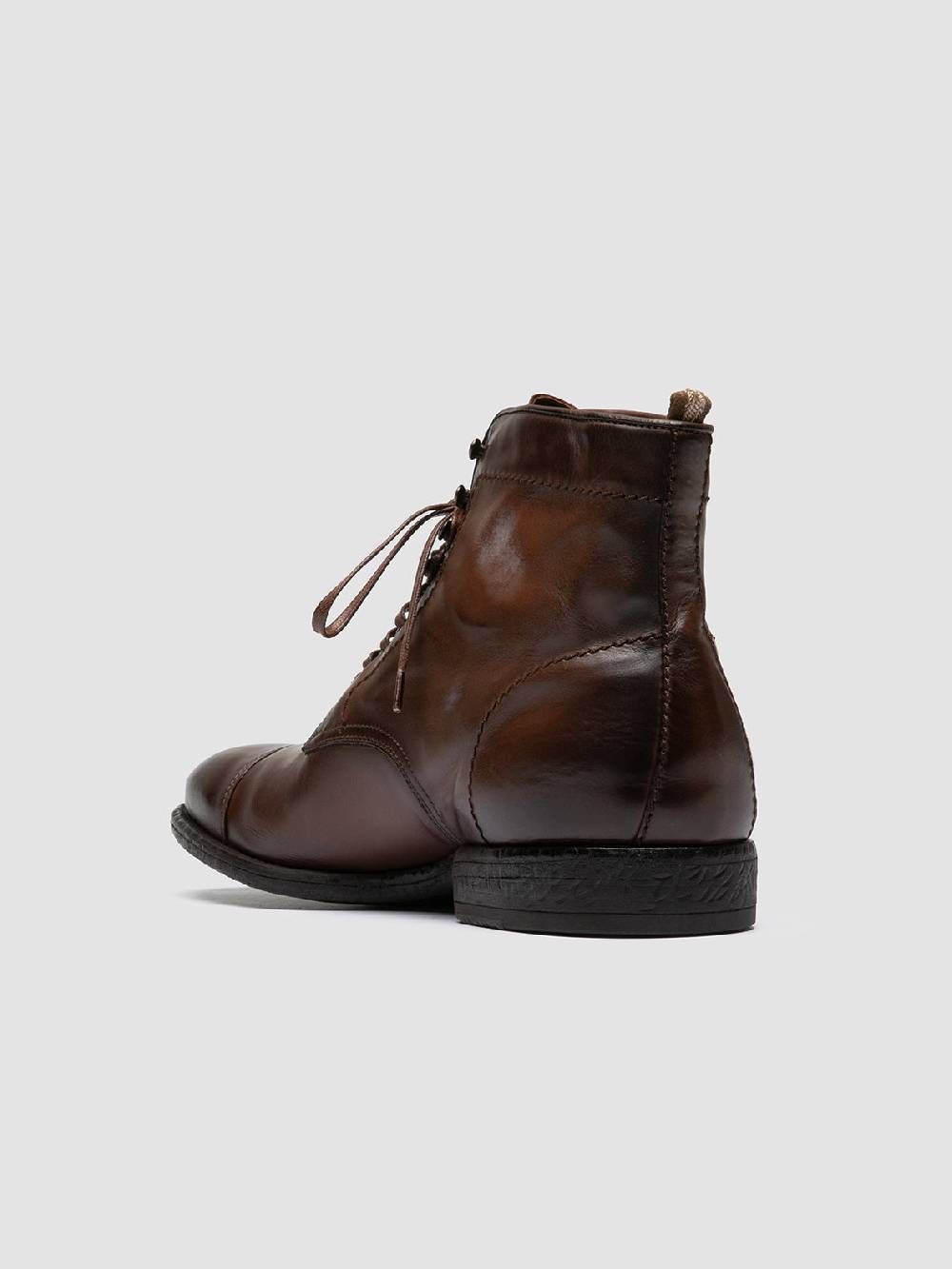 Officine Creative EMORY CAOU 014 Stivali Marrone Chiaro in Pelle Italy