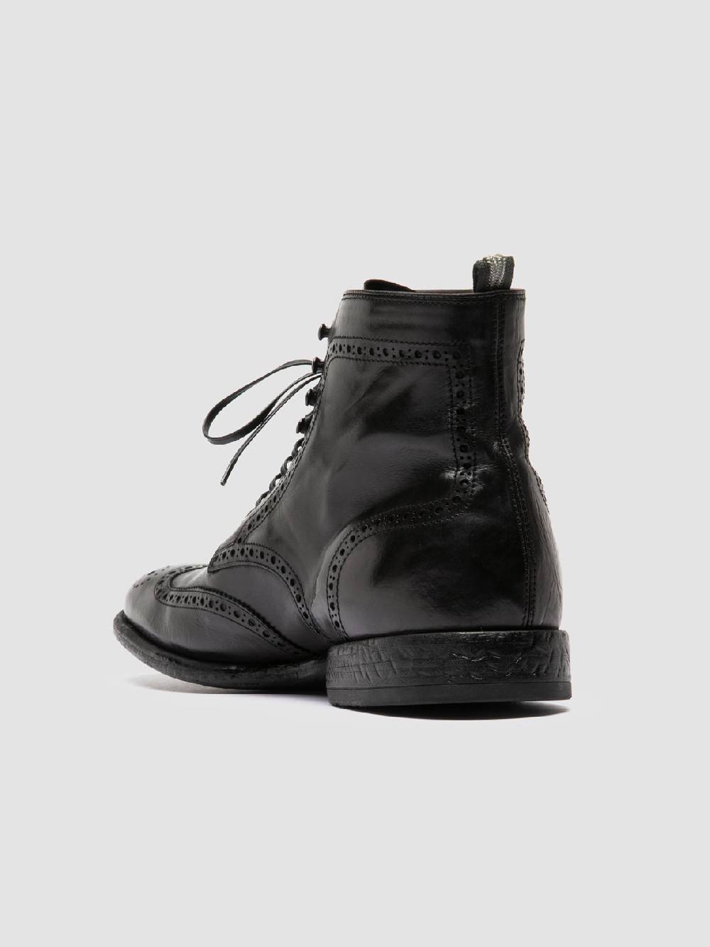 Officine Creative EMORY CAOU 016 Stivali Neri in Pelle Italia