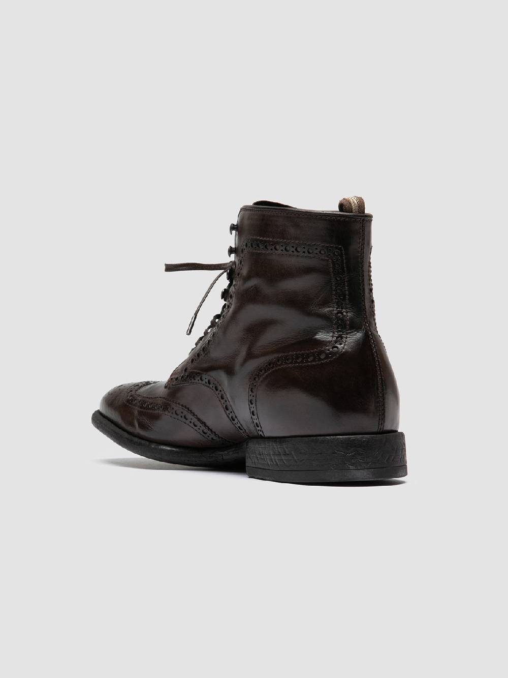 Officine Creative EMORY CAOU 014 Stivali Marrone Scuro in Pelle 2025