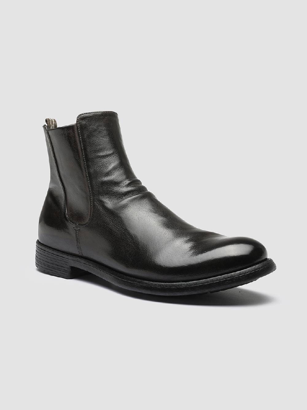 Officine Creative HIVE 036 Stivaletti in Pelle Grigia In Linea
