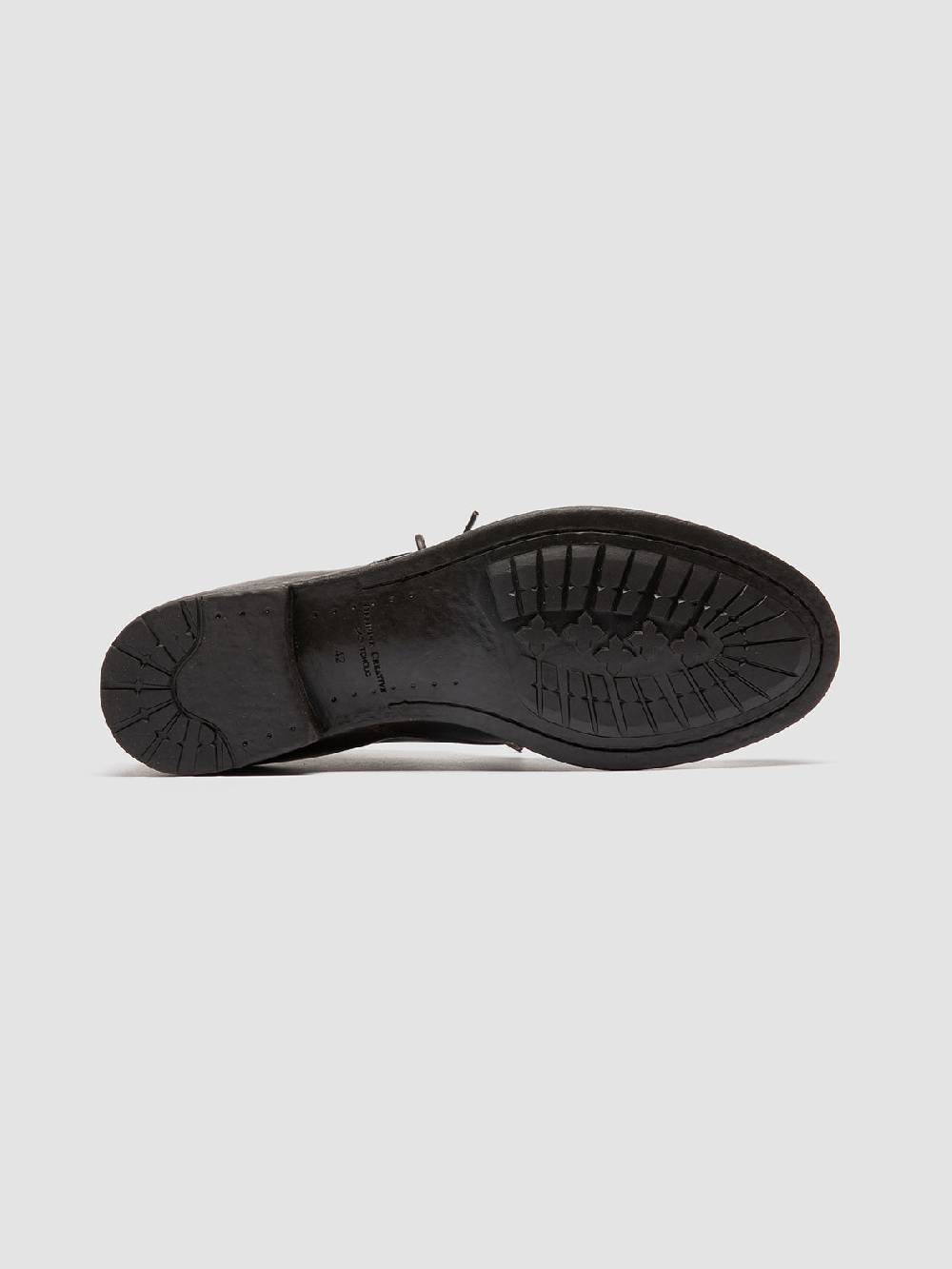 Officine Creative HIVE 050 Stivali Chukka in Pelle Marrone Nuovo