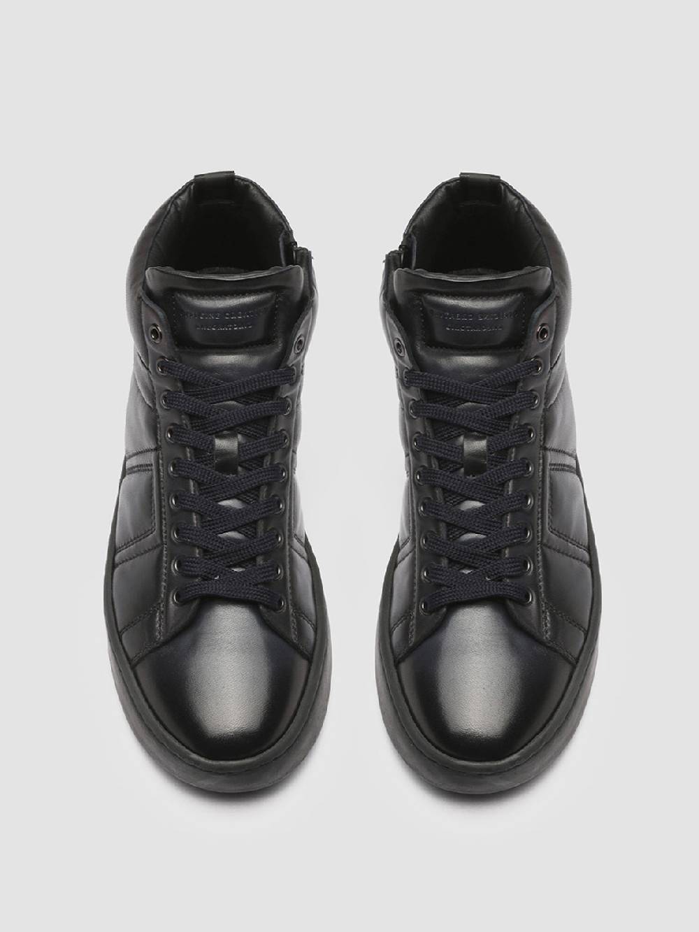 Officine Creative KILIM 002 Sneaker in Pelle Blu Qualità