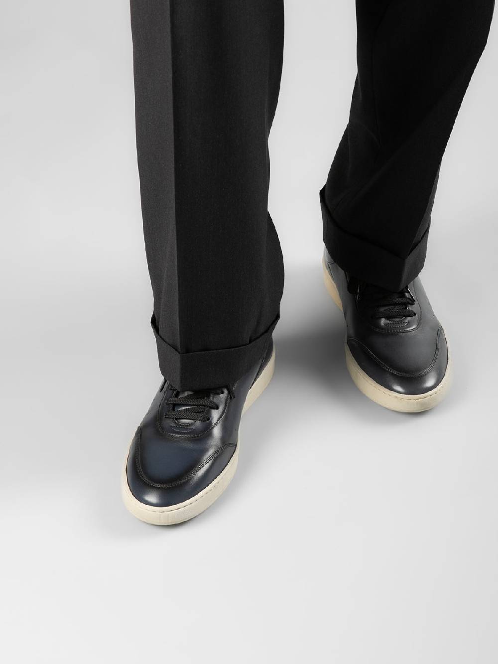 Officine Creative KRIS LUX 001 Sneakers in Pelle Marrone Pezzi Unici