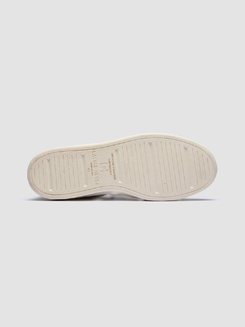 Officine Creative KRIS LUX 001 Sneakers in Pelle Liscia e Scamosciata Bianca Soddisfazione Garantita