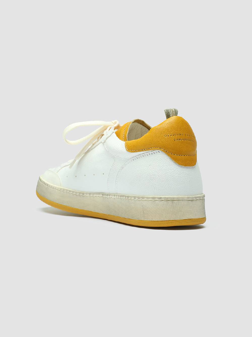 Officine Creative MAGIC 001 Sneakers in Pelle e Camoscio Bianco Qualità Garantita