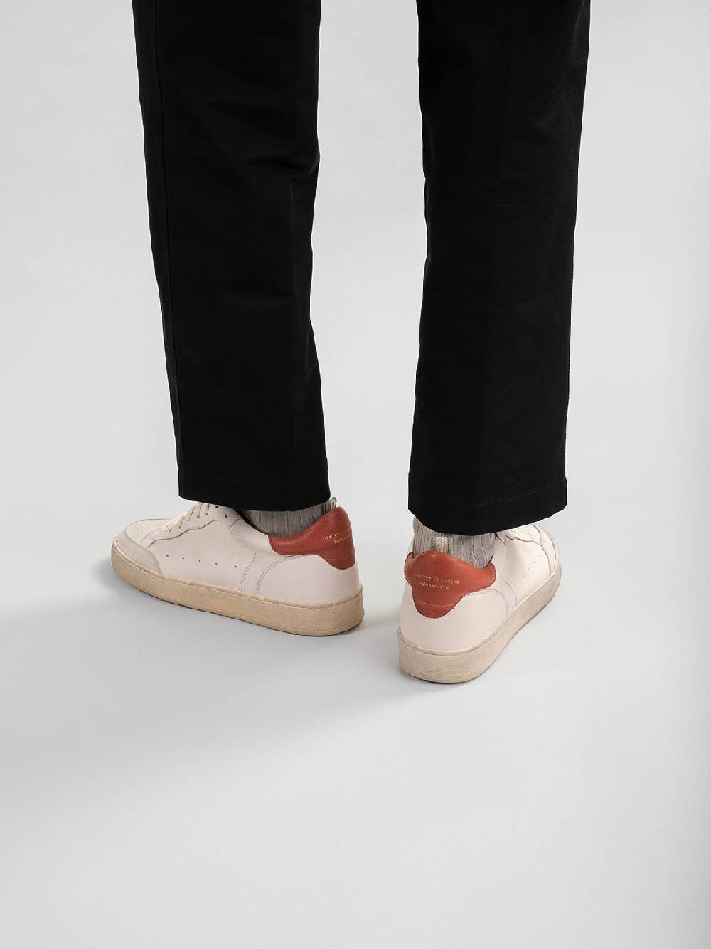 Officine Creative MAGIC 001 Sneakers in Pelle e Camoscio Bianco Qualità Garantita