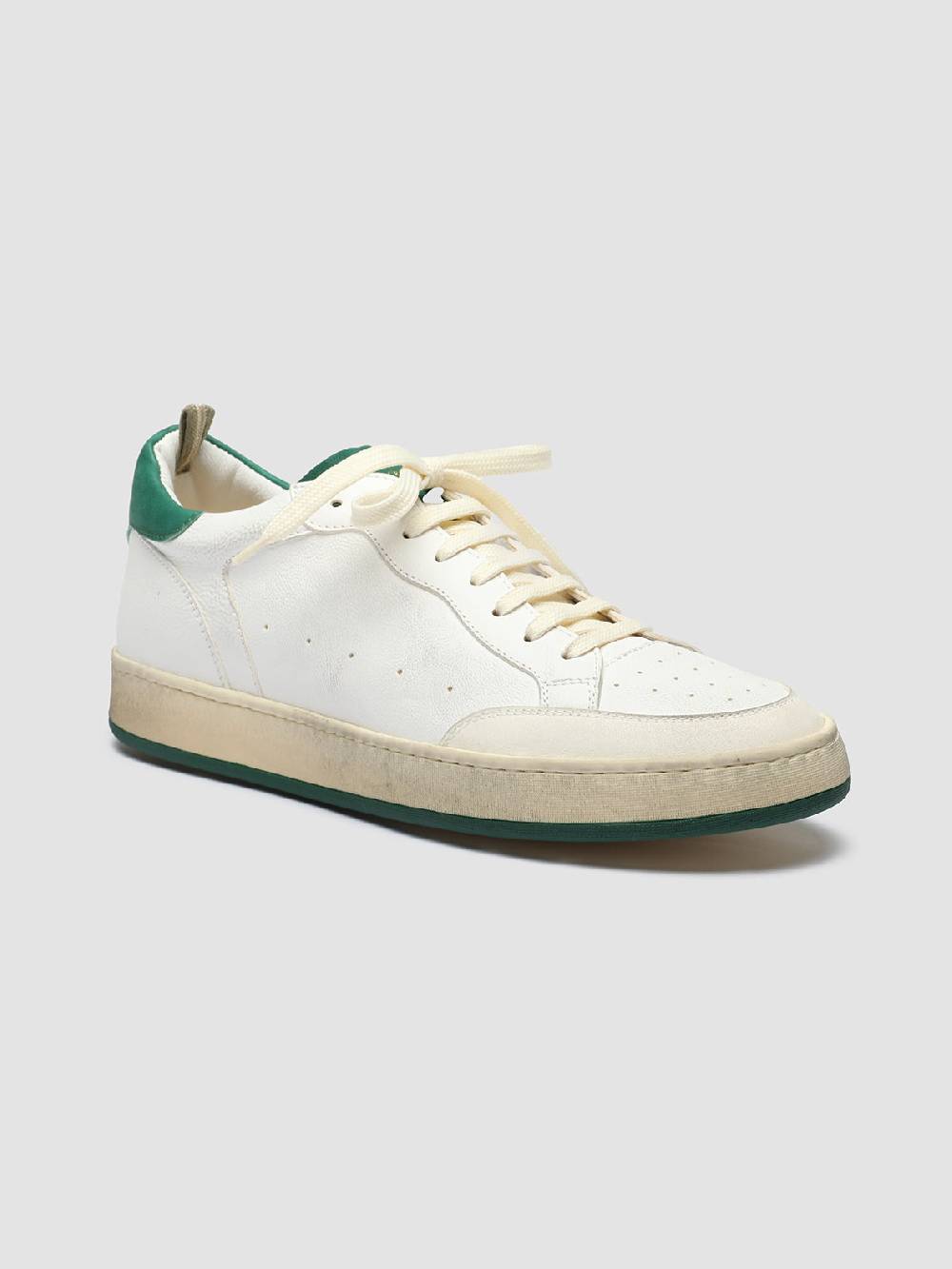 Officine Creative MAGIC 001 Sneakers in Pelle e Camoscio Bianco Negozi Online