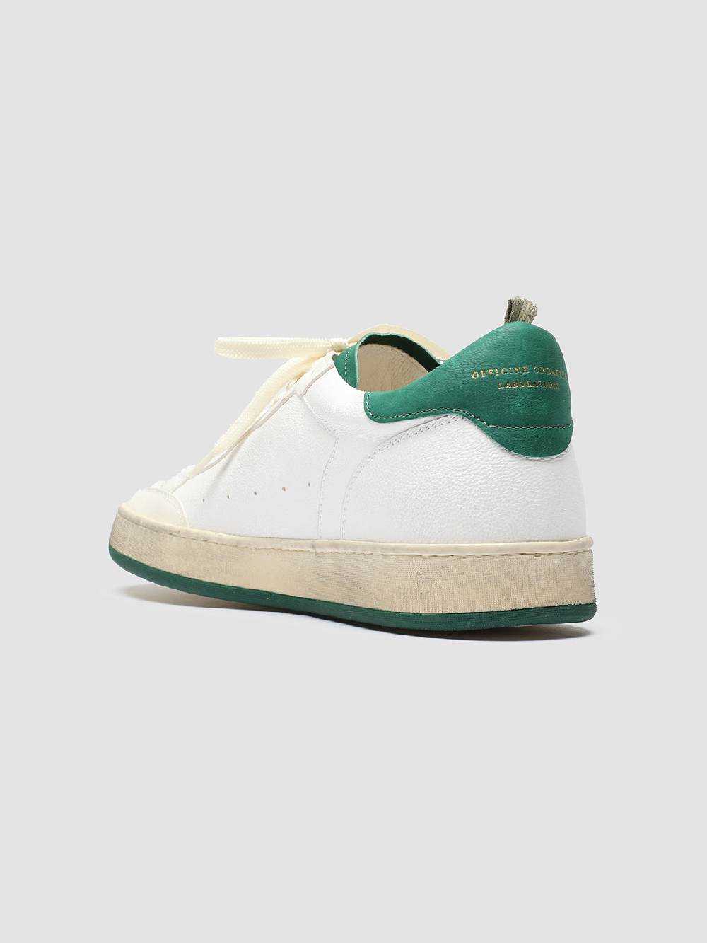 Officine Creative MAGIC 001 Sneakers in Pelle e Camoscio Bianco Negozi Online