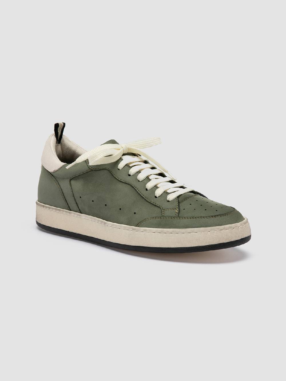 Officine Creative MAGIC 002 Sneakers in Nabuk Verde Consegna Veloce