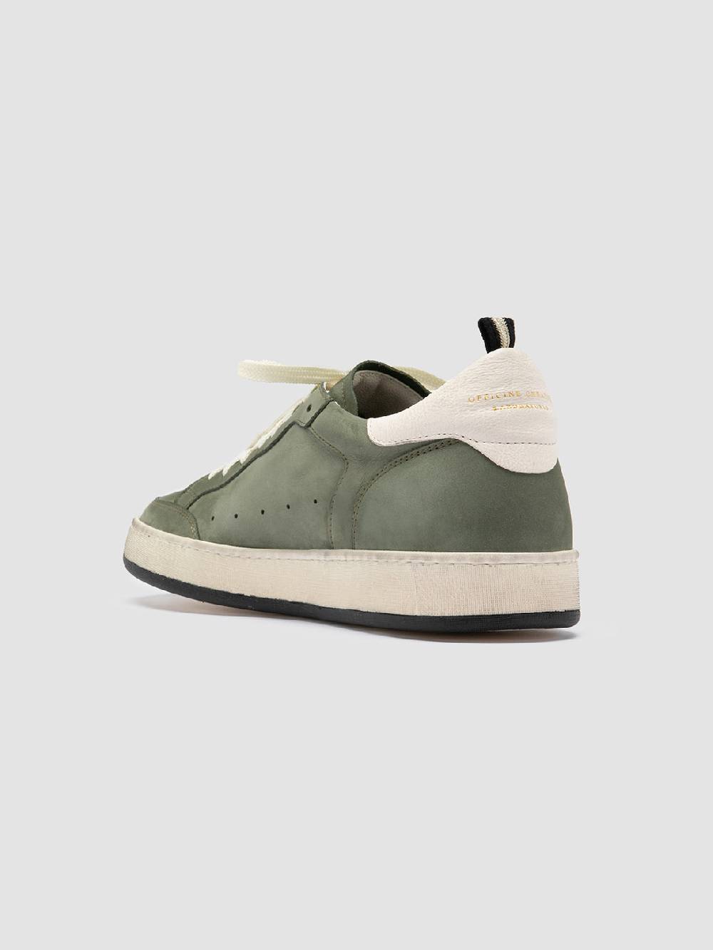 Officine Creative MAGIC 002 Sneakers in Nabuk Verde Consegna Veloce