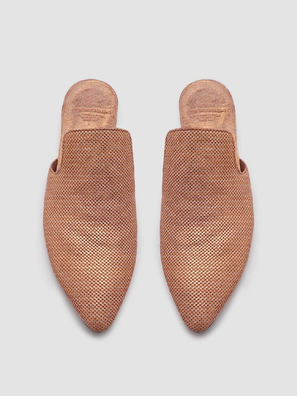 Officine Creative SAUVANNE 006 Sabot in Pelle Marrone Fino Al -60%