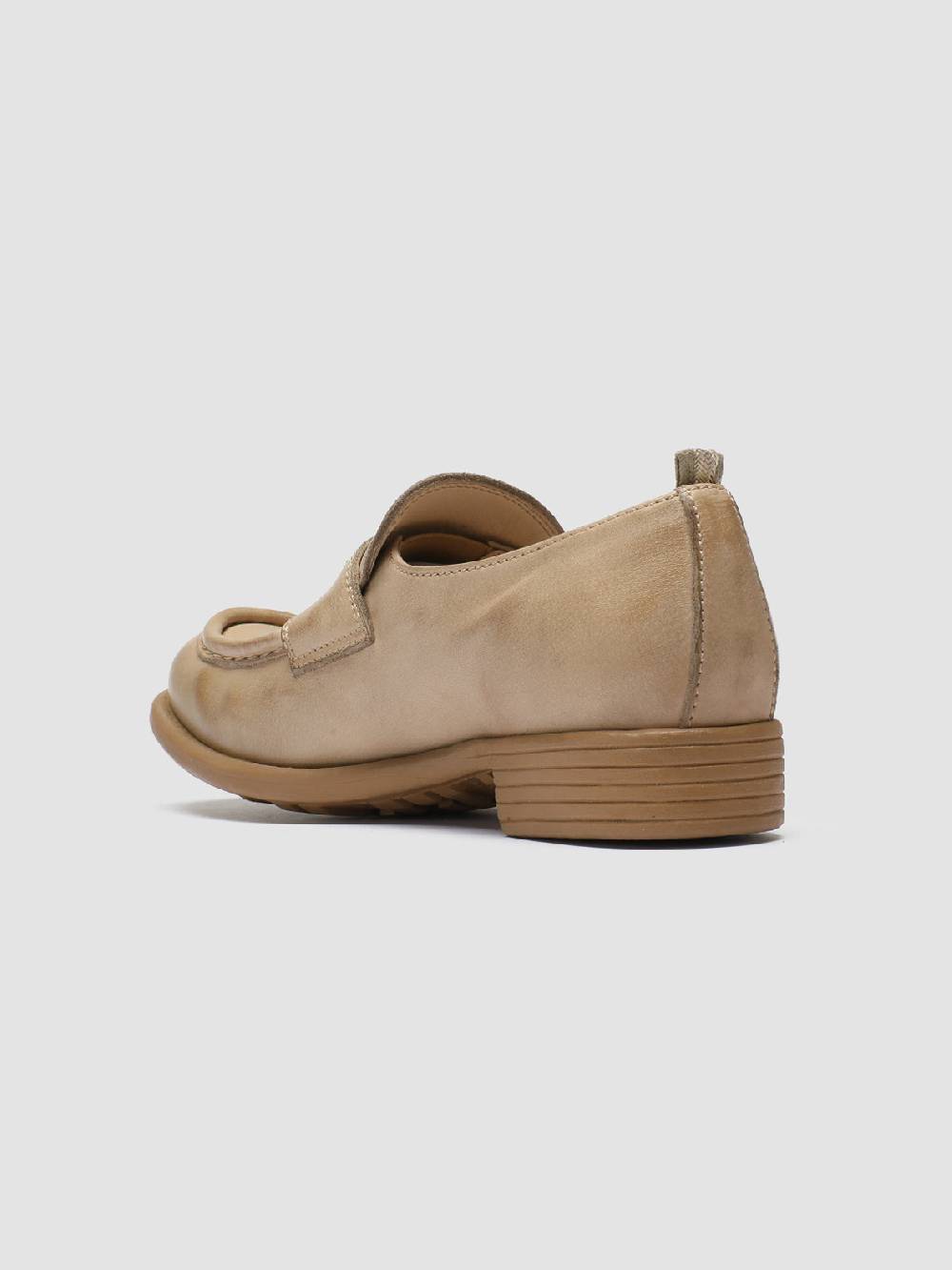Officine Creative CALIXTE 020 Mocassini Penny Loafer in Pelle Tortora Sottocosto