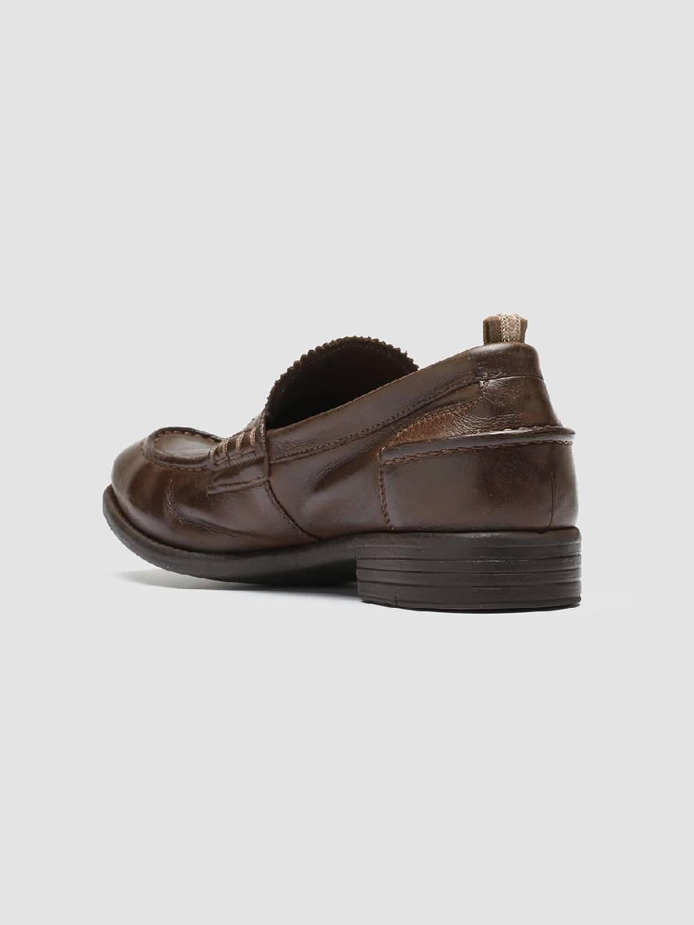 Officine Creative CALIXTE 042 Mocassini Penny in Pelle Marrone Convenienza