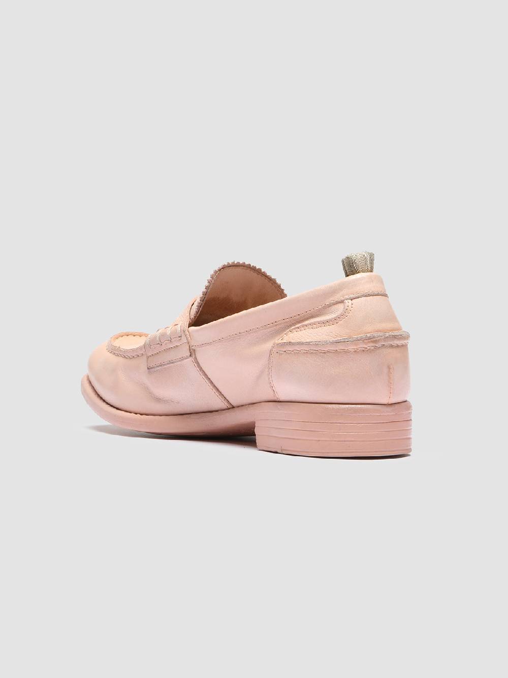 Officine Creative CALIXTE 042 Mocassini Penny Loafer in Pelle Rosa Presa