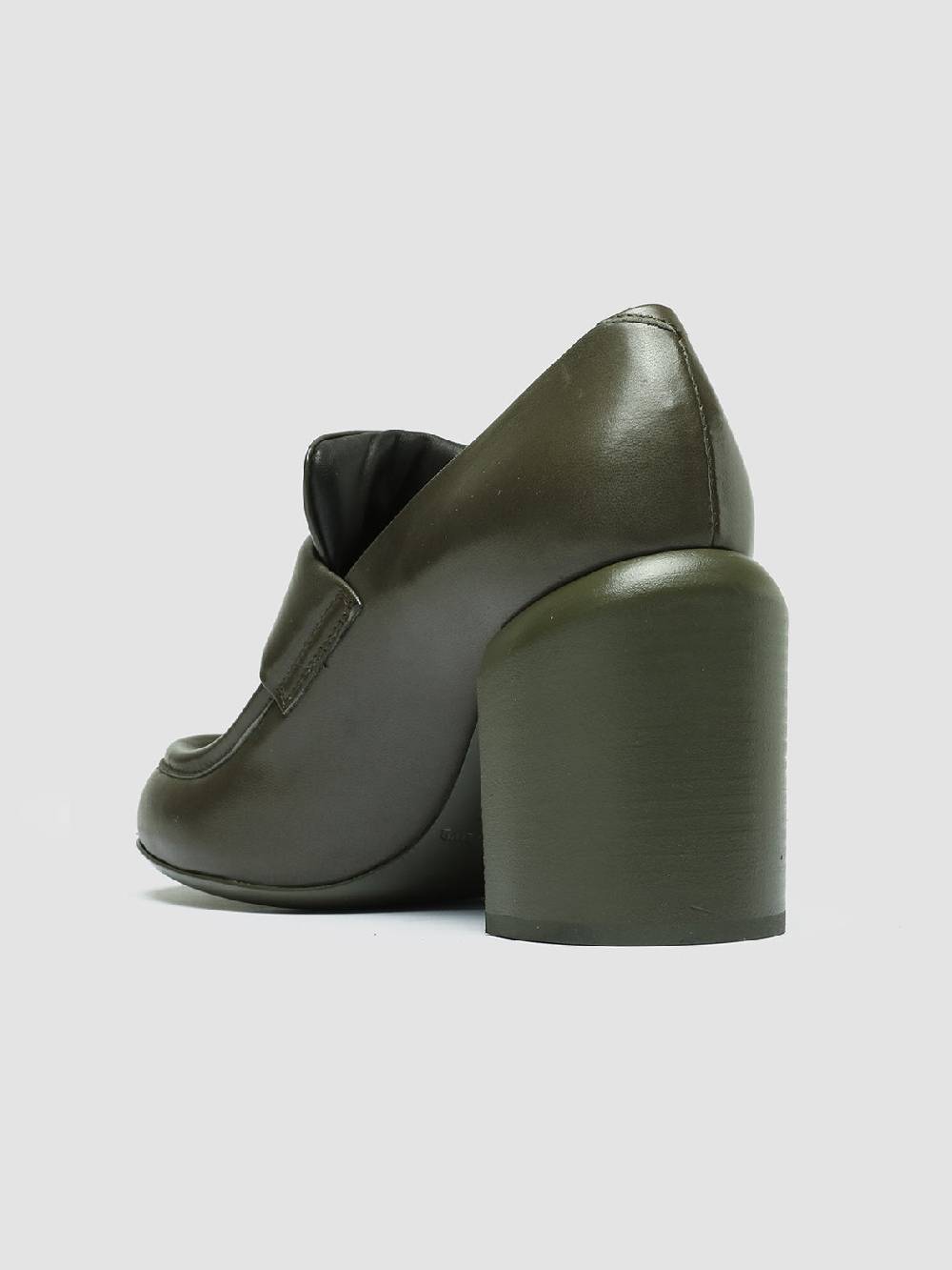 Officine Creative ESTHER 018 Mocassini Penny in Pelle Verde Online