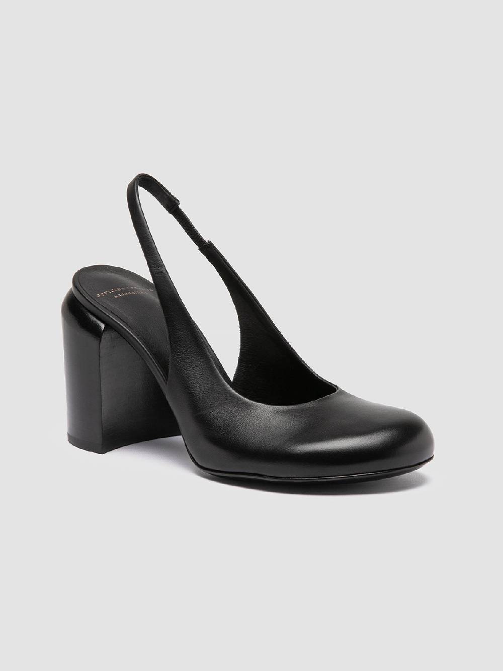 Officine Creative ESTHER 021 Sandali Slingback in Pelle Nera Outlet
