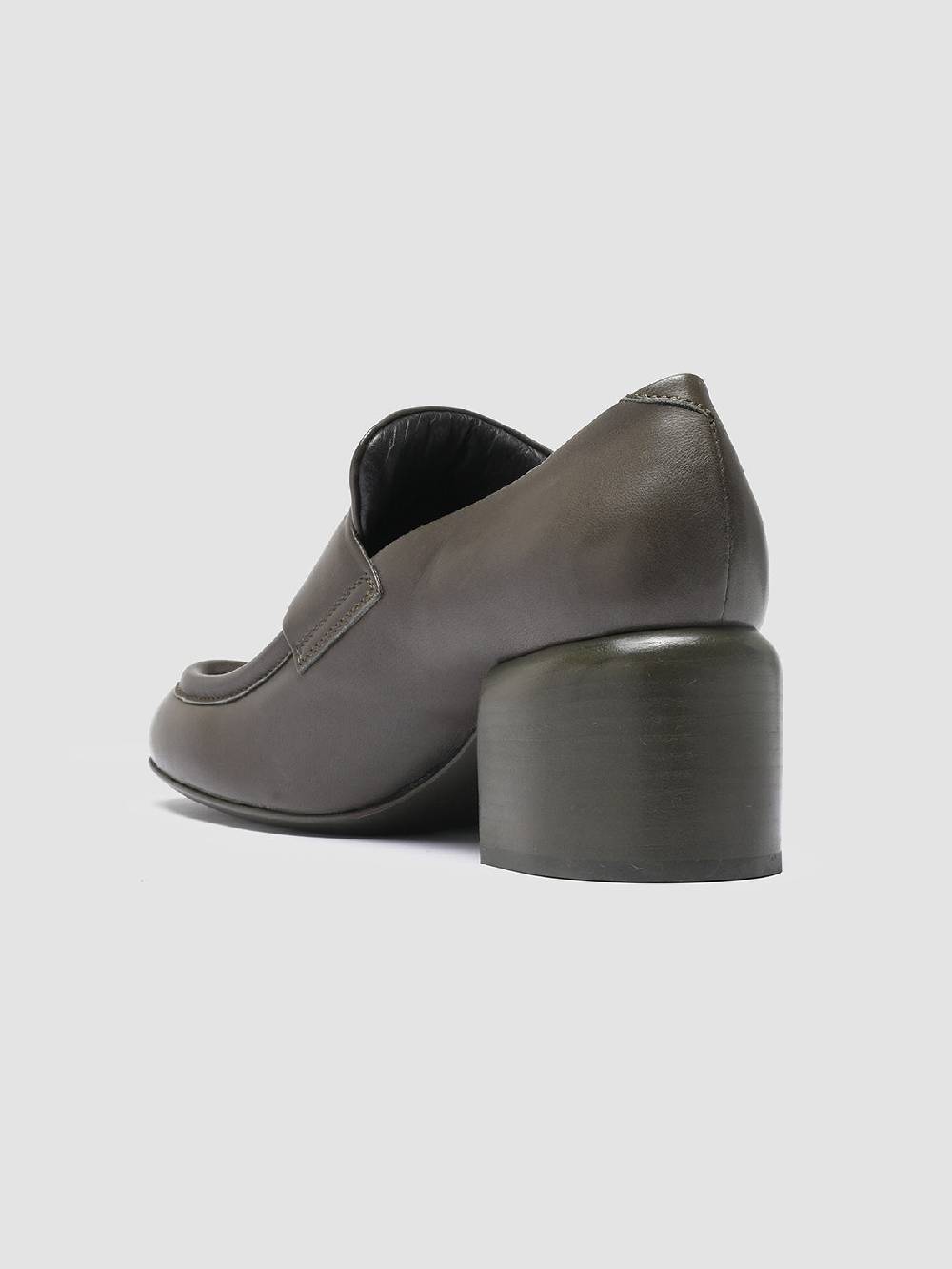 Officine Creative ETHEL 001 Mocassini Penny in Pelle Verde Saldi