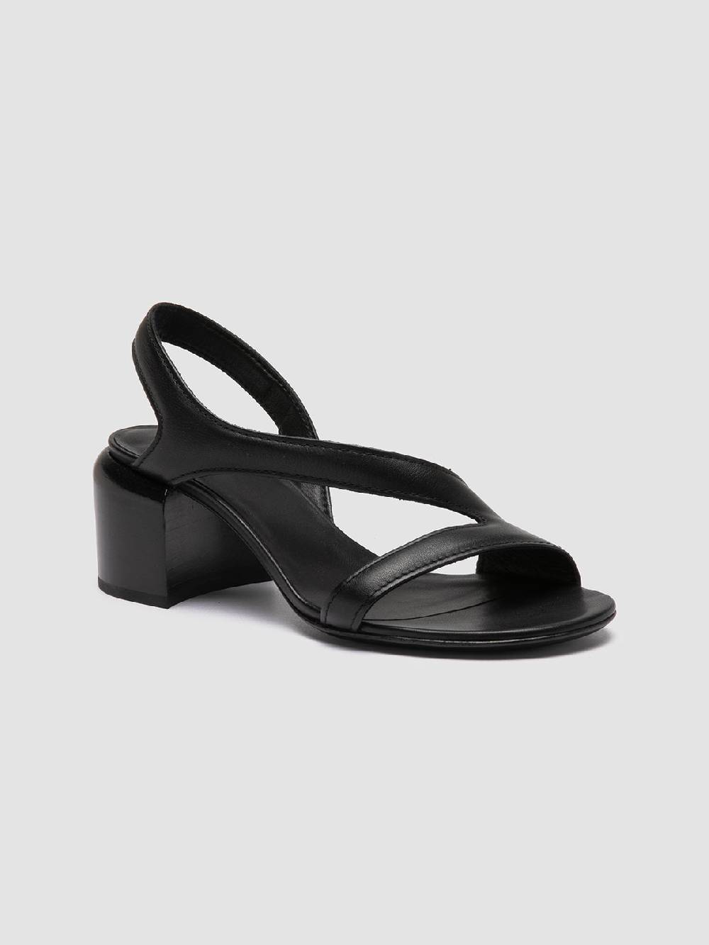 Officine Creative ETHEL 023 Sandali in Pelle Nera Vendita Economica