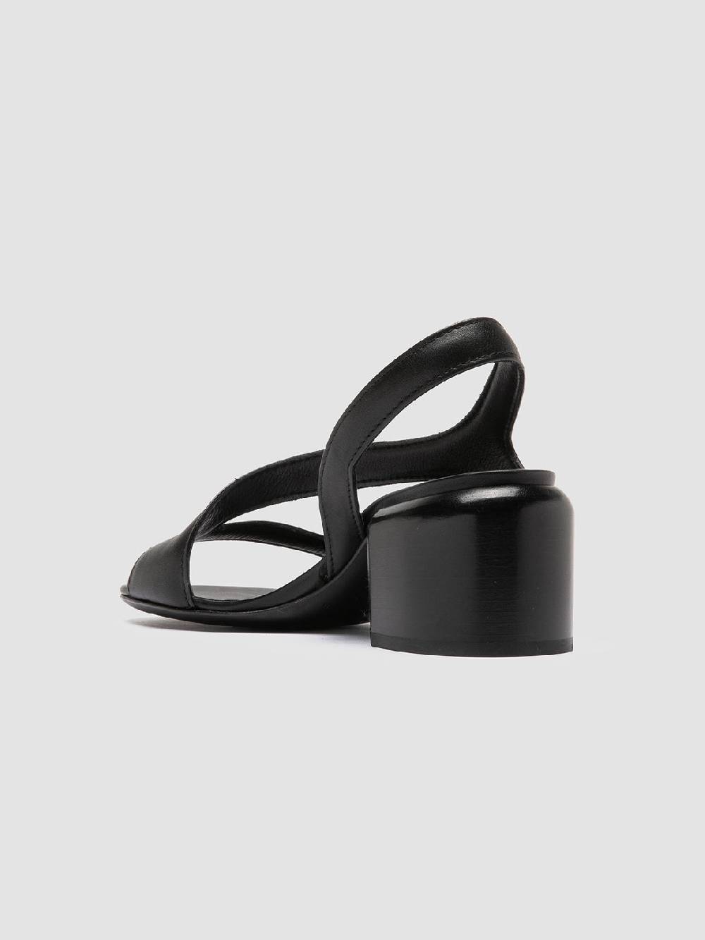 Officine Creative ETHEL 023 Sandali in Pelle Nera Vendita Economica