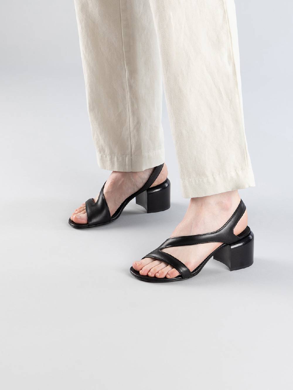 Officine Creative ETHEL 023 Sandali in Pelle Bianca Saldi Di Fabbrica