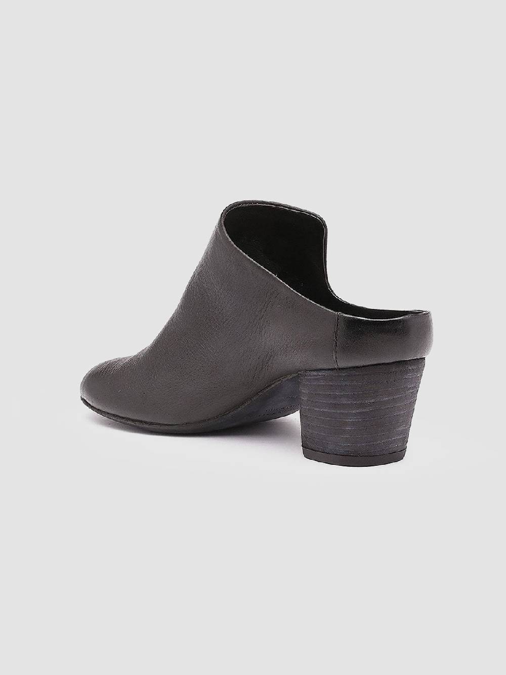 Officine Creative ADELE 003 Black Leather Sandals Vendite Flash