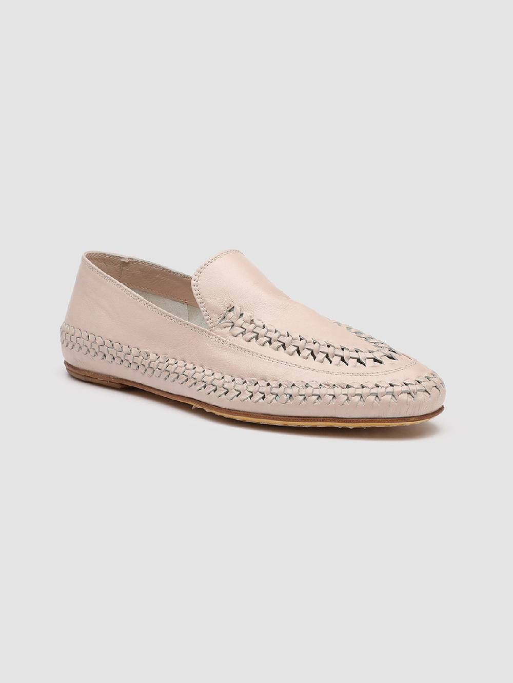 Officine Creative BESSIE 002 Mocassini in Pelle Rosa Negozio