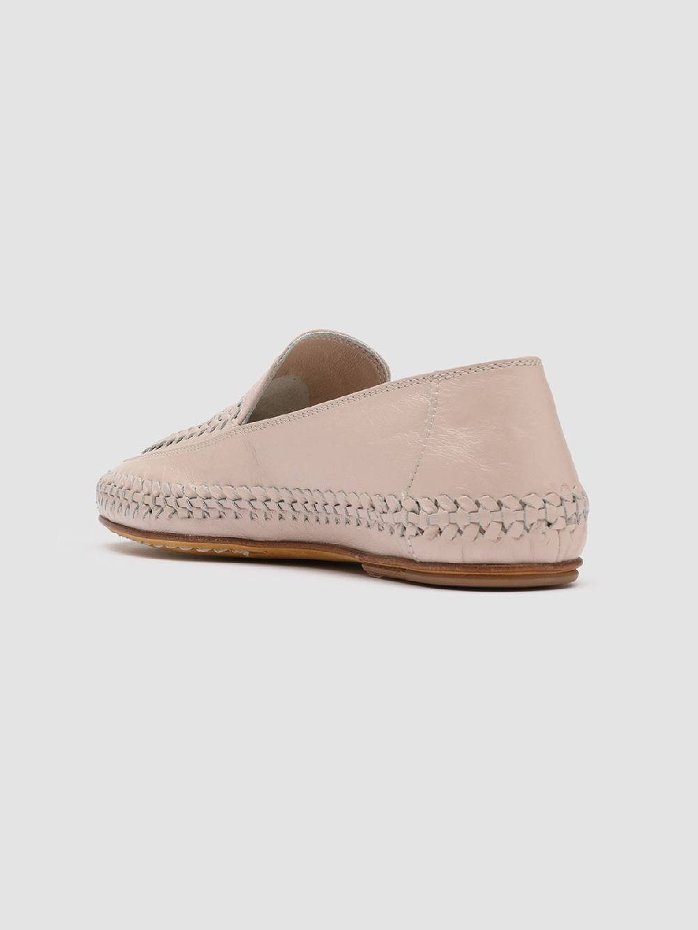 Officine Creative BESSIE 002 Mocassini in Pelle Rosa Negozio