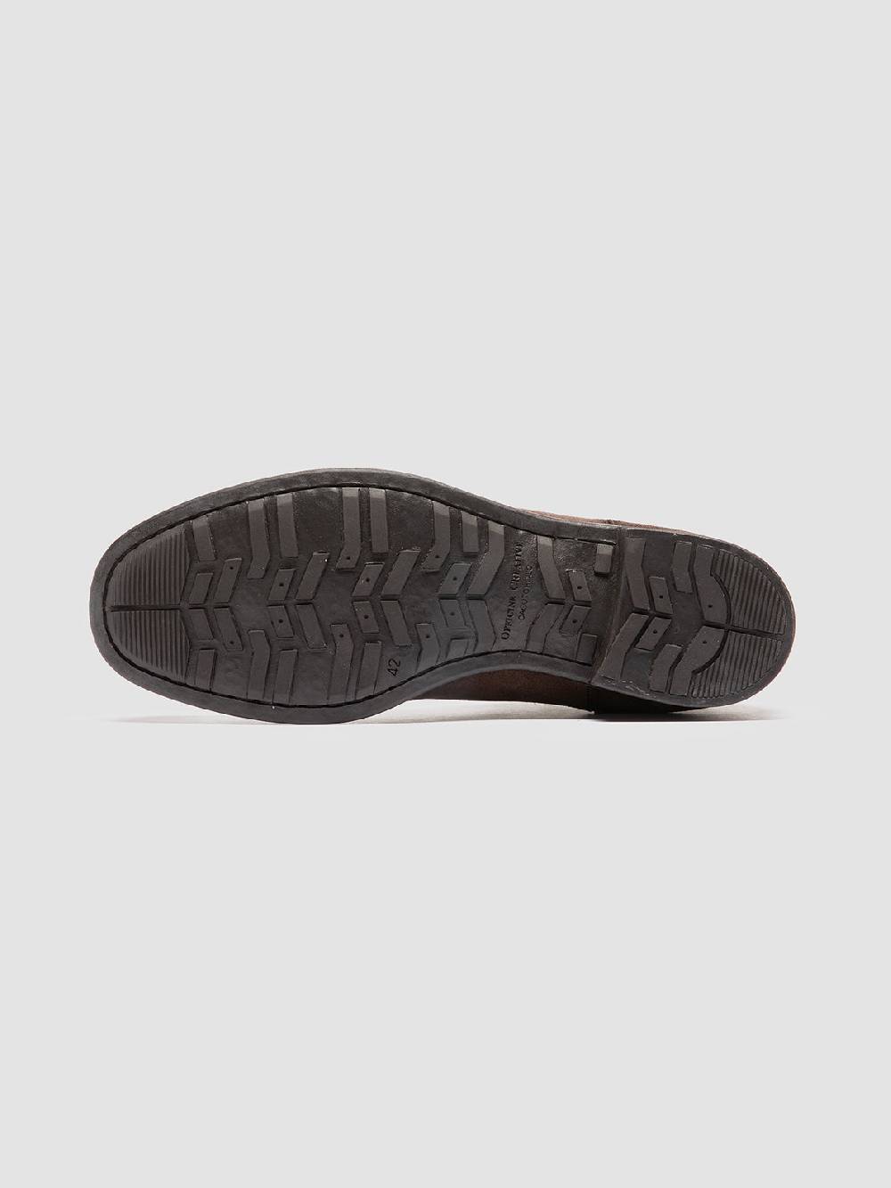 Officine Creative CHRONICLE 002 Stivaletti Chelsea in Camoscio Tortora Moda