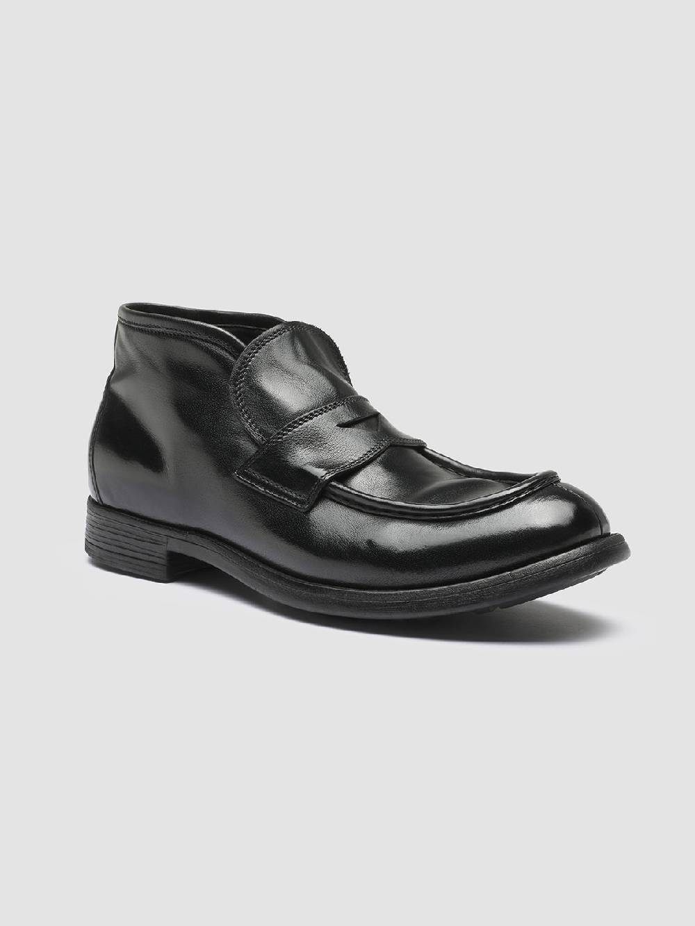 Officine Creative CHRONICLE 027 Stivaletti in Pelle Nera Italy