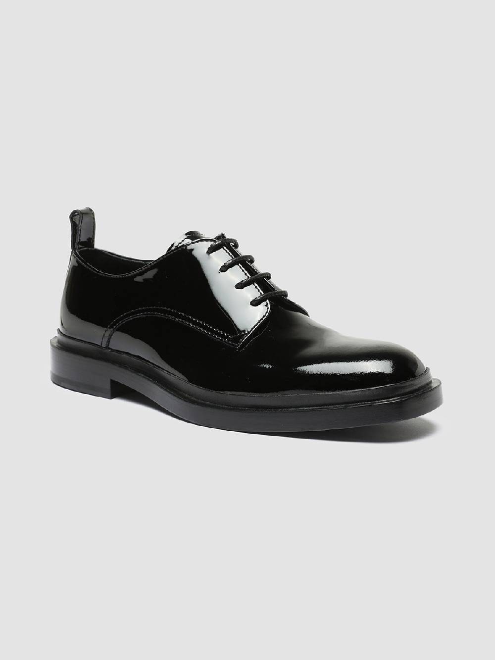 Officine Creative CONCRETE 003 Derby in Pelle Nera Italia