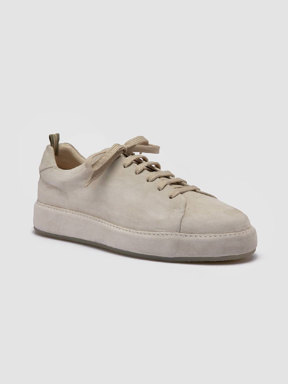 Officine Creative COVERED 001 Sneakers Basse in Pelle Scamosciata Grigia Qualità Garantita