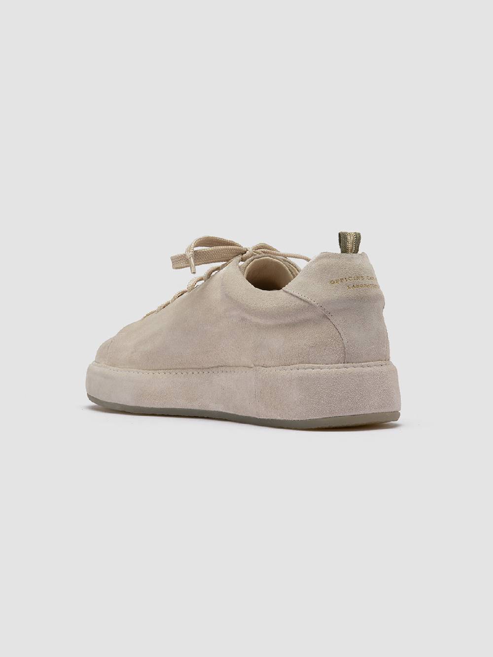 Officine Creative COVERED 001 Sneakers Basse in Pelle Scamosciata Grigia Qualità Garantita